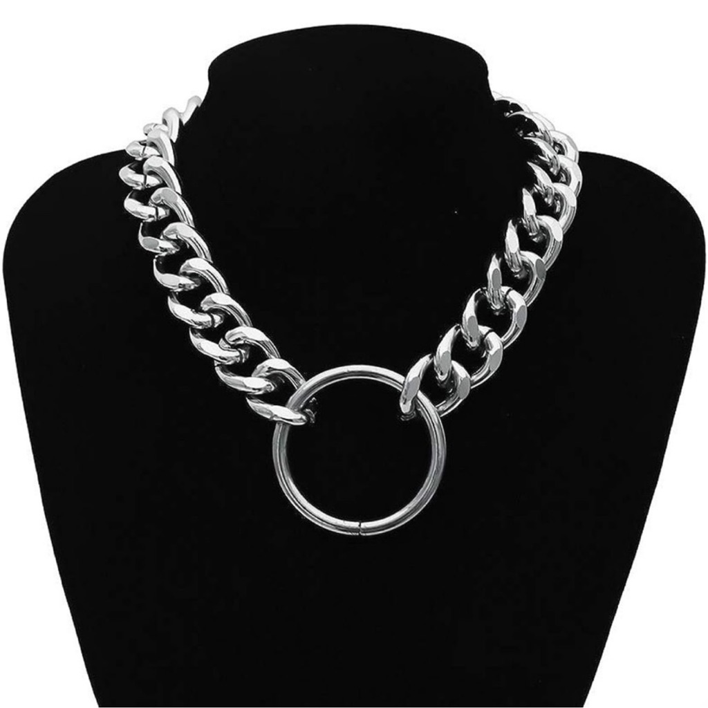 Silver O Ring Necklace 35$